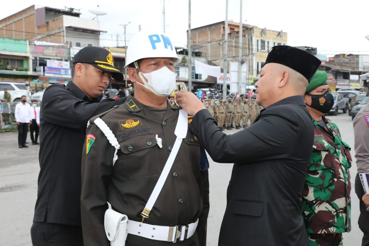 Bupati Taput Pimpin Apel Gelar Pasukan Operasi Lilin 2022