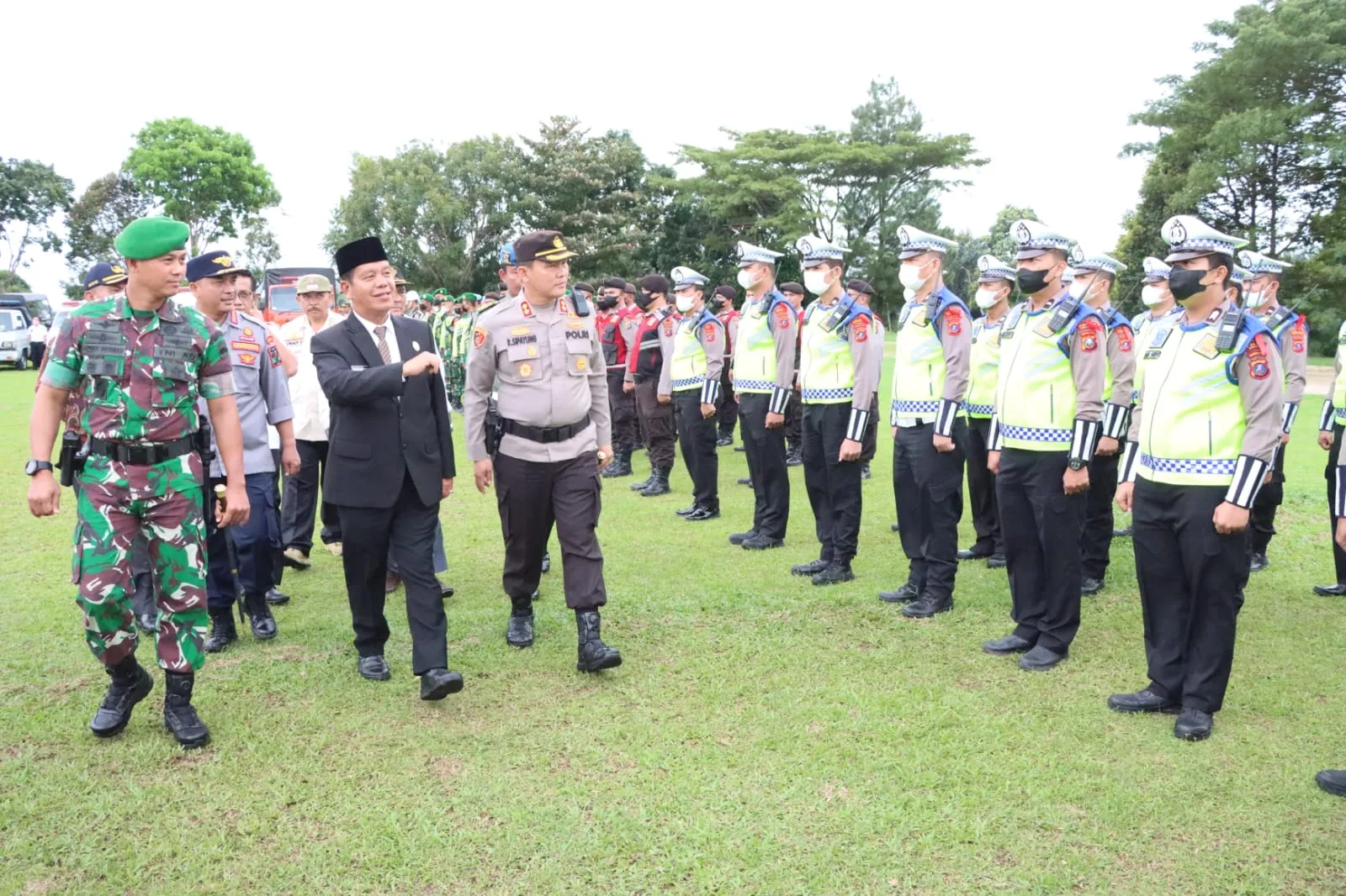 Polres Simalungun Gelar Apel Pasukan Ops Lilin Toba 2022