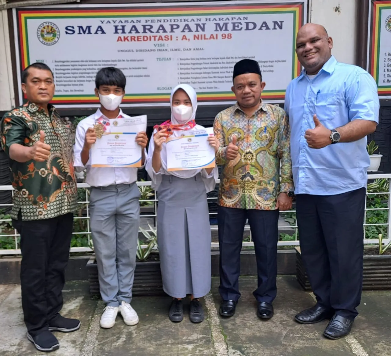 Siswi SMA Harapan Medan Raih Prestasi Nasional Cabang Sepatu Roda