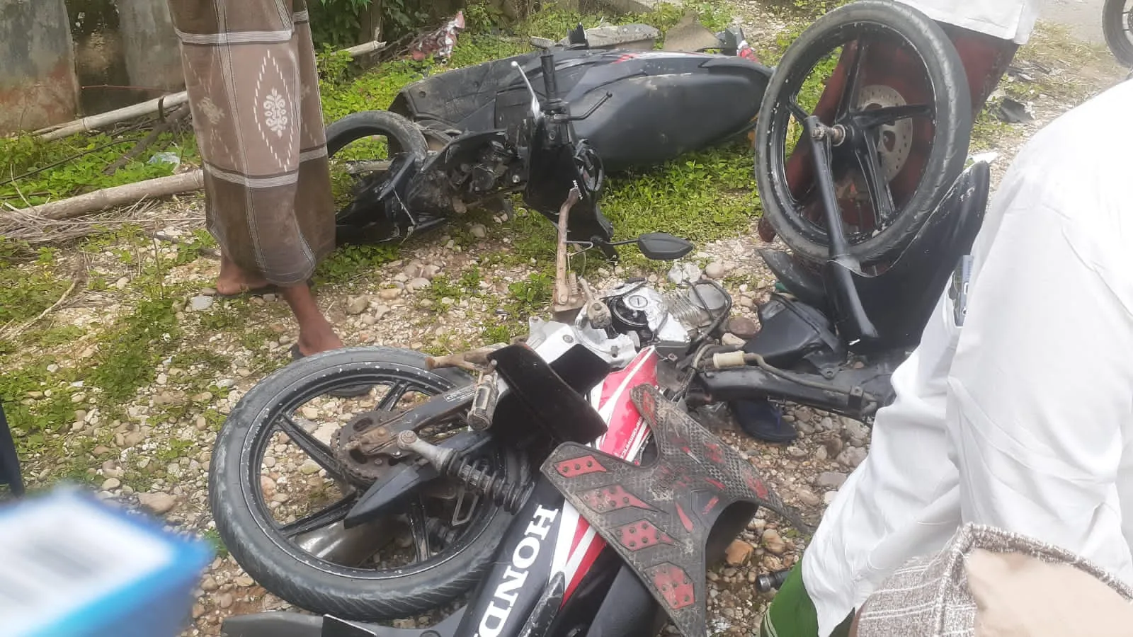Honda Supra Kontra Beat, Dua Orang Meninggal Dunia