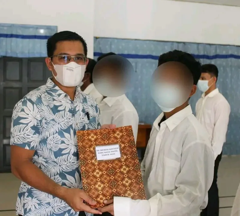 155 Warga Binaan Rutan Kelas I Medan Terima Remisi Natal