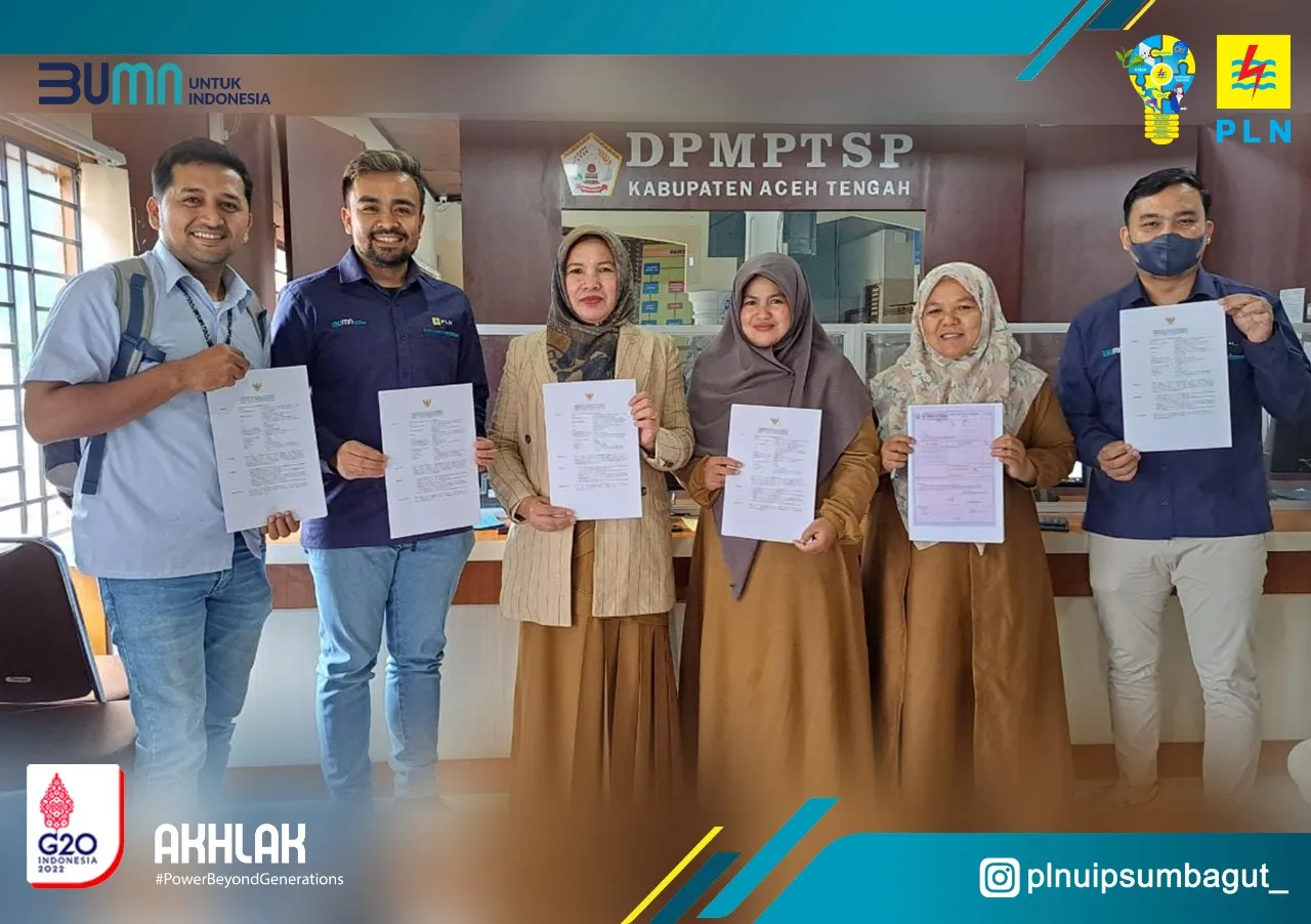 PLTA Peusangan 1&2 Terima Izin PBG dari DPMPTSP dan Perkim Pemkab Aceh Tengah