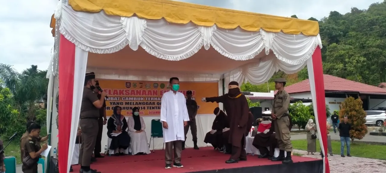 Kejari Abdya Eksekusi 9 Pelanggar Syariat Islam