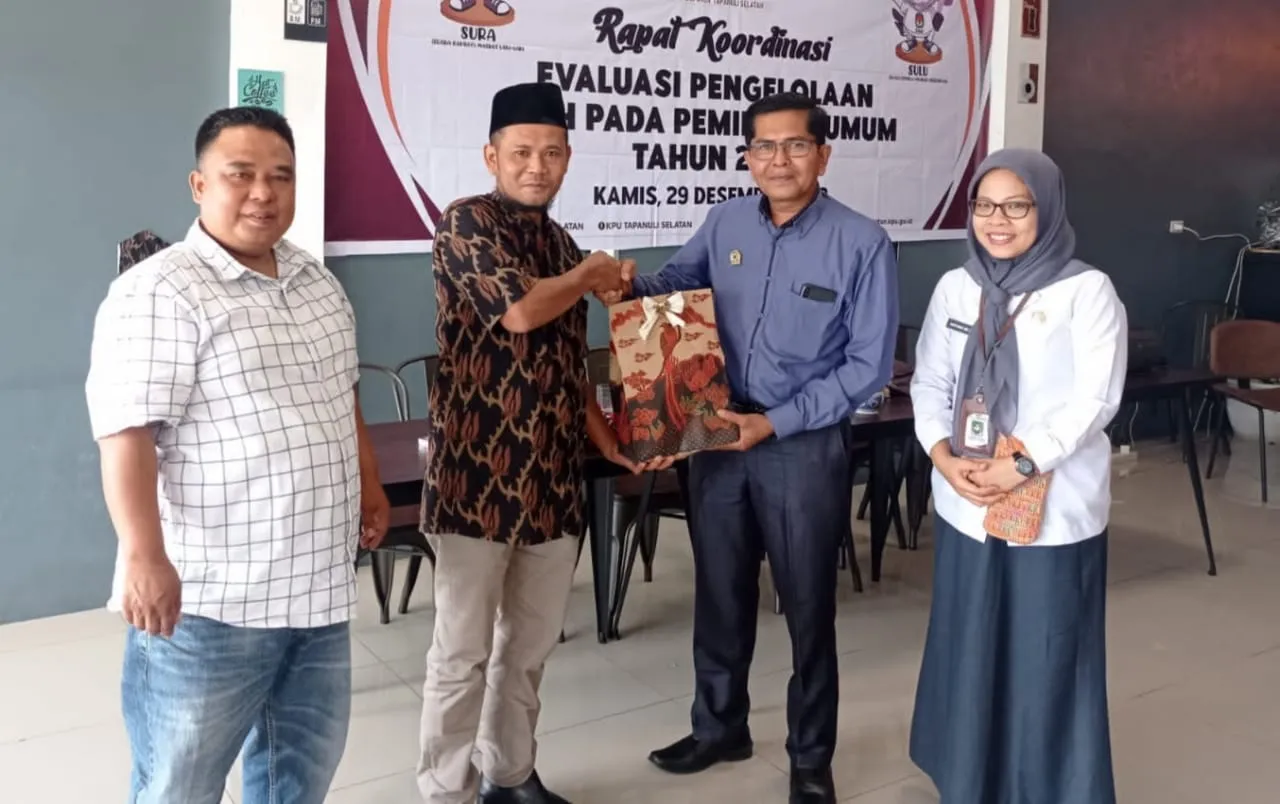 KPU Tapsel Evaluasi Pengelolaan JDIH Pemilu 2024