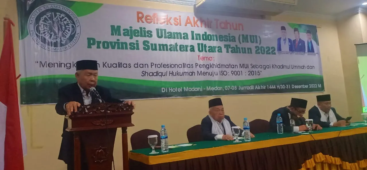 Refleksi Akhir Tahun MUI Sumut Menuju 2023 Lebih Profesional