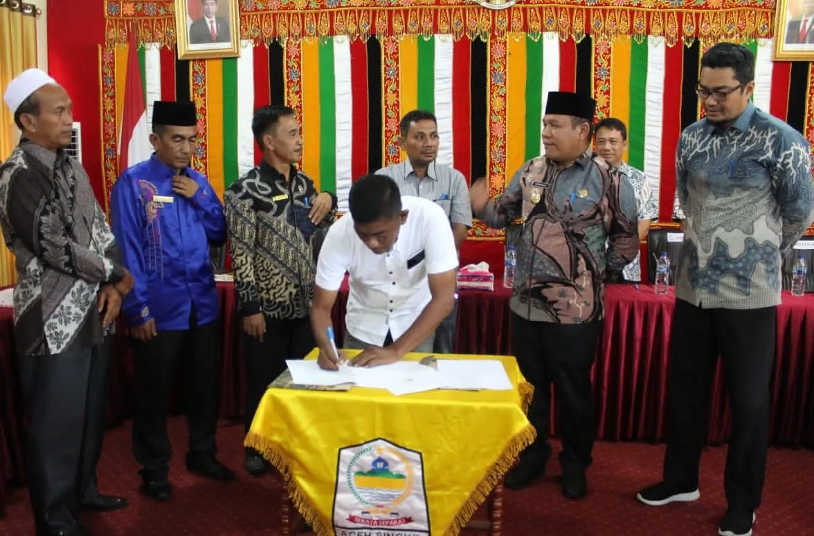 Pj Bupati Abdya Gandeng Distributor Beras Hitung Pasokan Ke Aceh Singkil