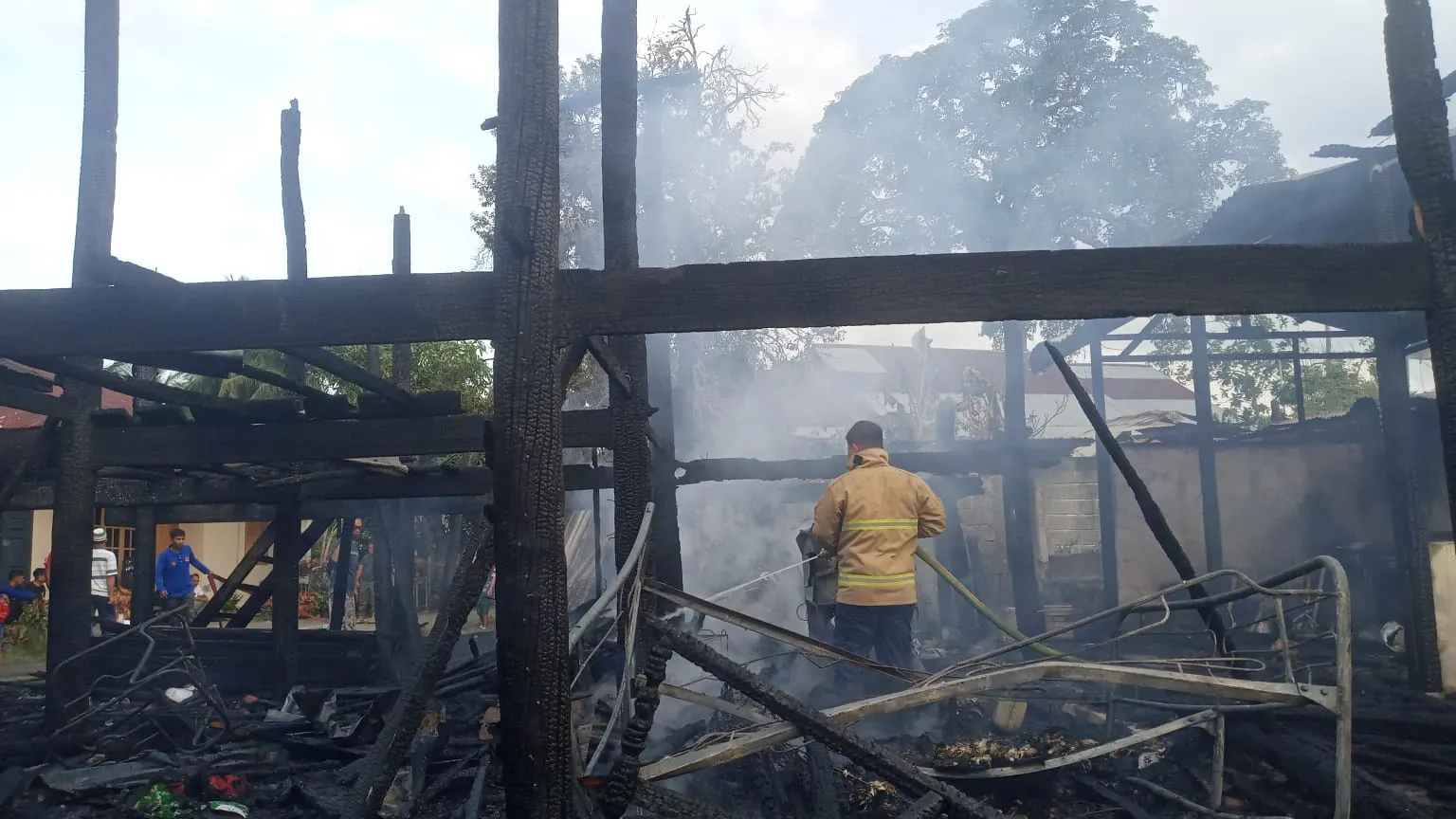 7 Rumah Terbakar Di Ule Lueng