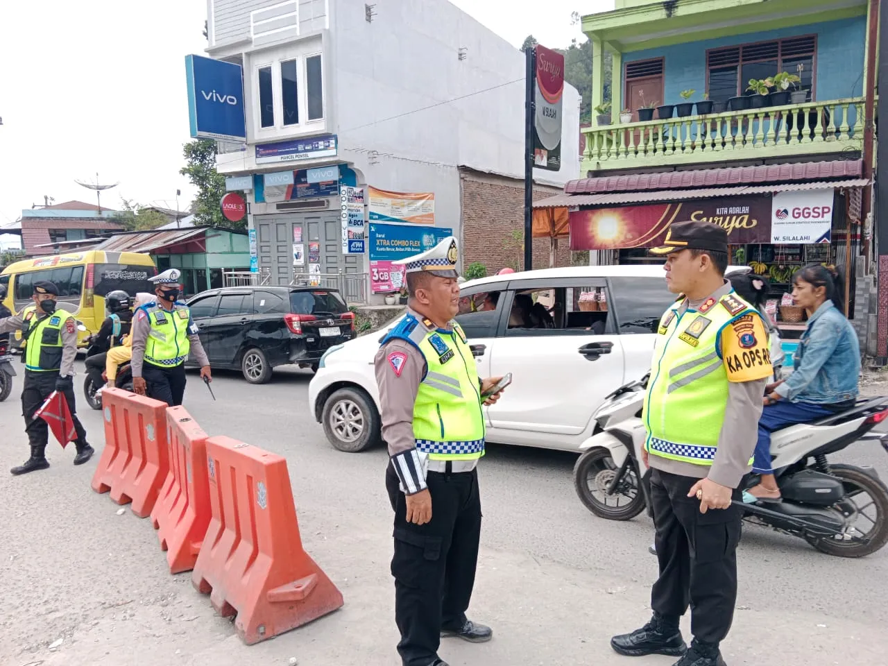 Demi Tugas, Kapolres Simalungun Pilih 'Bertahun Baru' Di Jalan