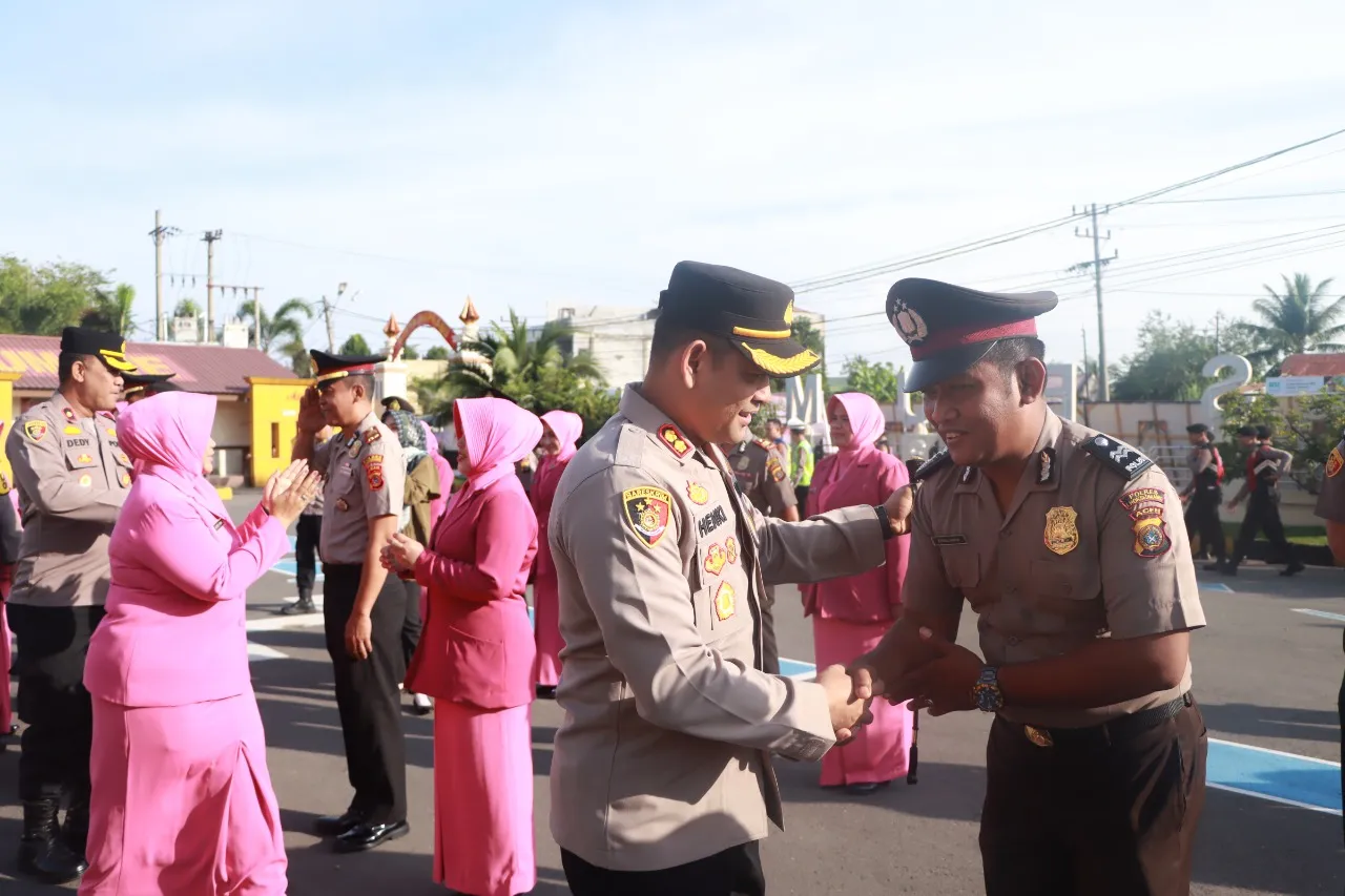 64 Personel Naik Pangkat, Diminta Tak Lengah Dalam Tugas