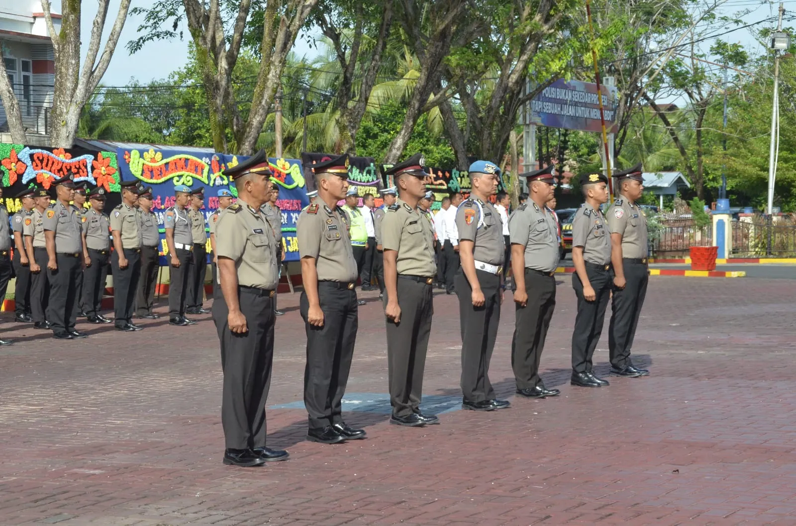 52 Personel Polres Aceh Barat Mendapat Kenaikan Pangkat Setingkat Lebih Tinggi