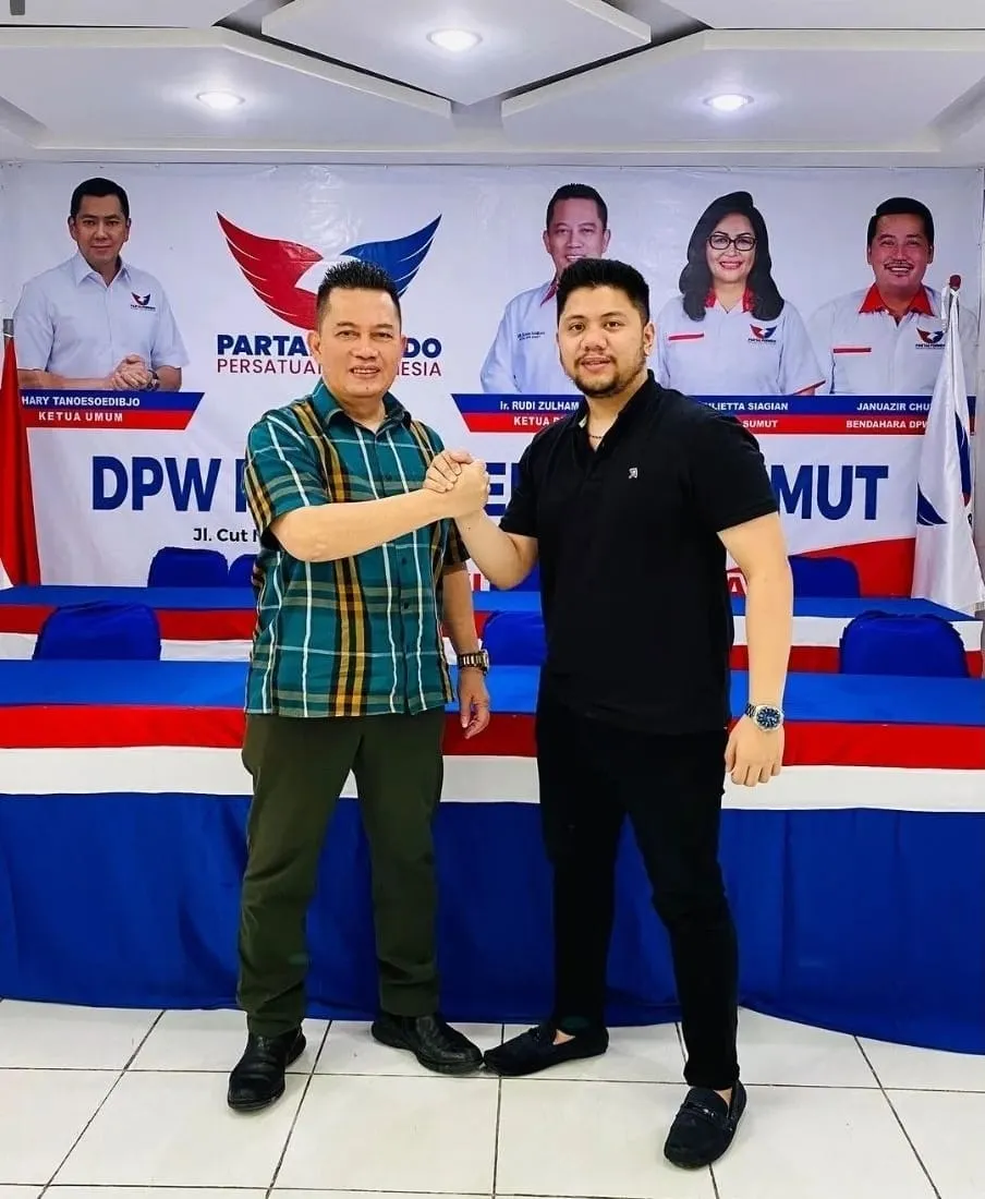 Peduli Milenial, Ketua DPD KNPI Medan Daffasya Sinik Resmi Gabung Perindo