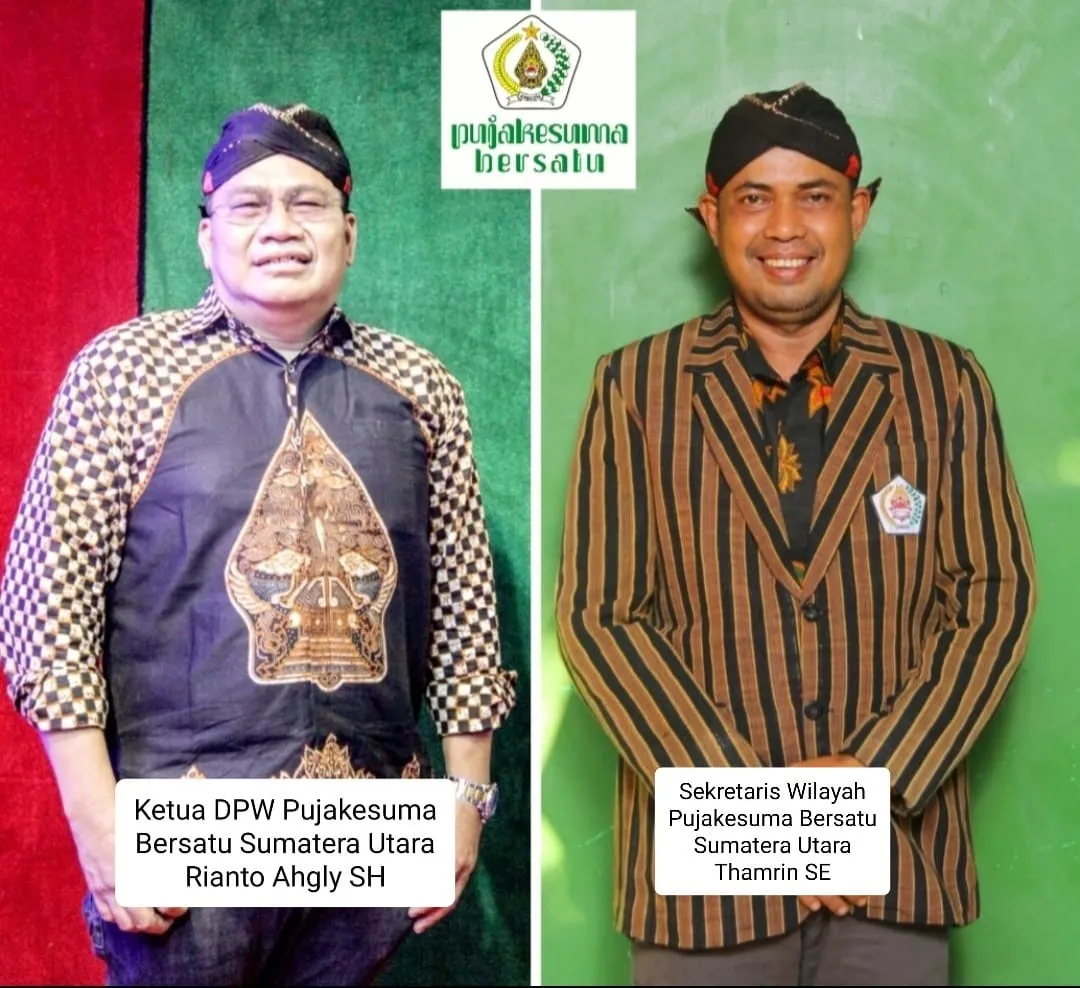 Duet Anto Genk Dan Thamrin Pimpin Ketua DPP Pujakesuma Bersatu Sumut, Ketum Pujakesuma Bersatu H Santoso: Monggo Sedulur Kuatkan Barisan
