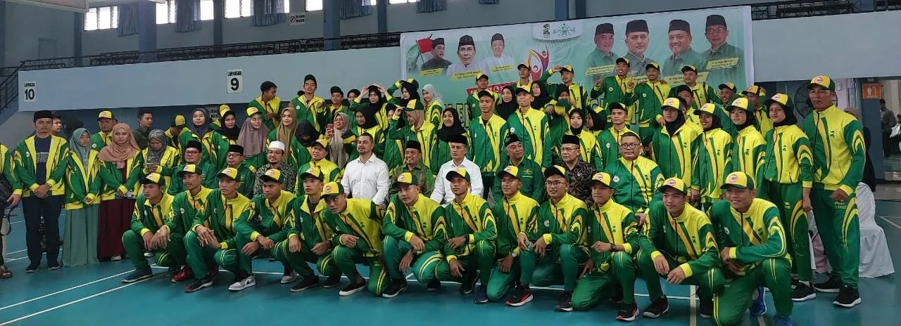 Wagubsu Lepas Seratusan Kontingen Bertanding Ke Porseni Nahdlatul Ulama Di Solo