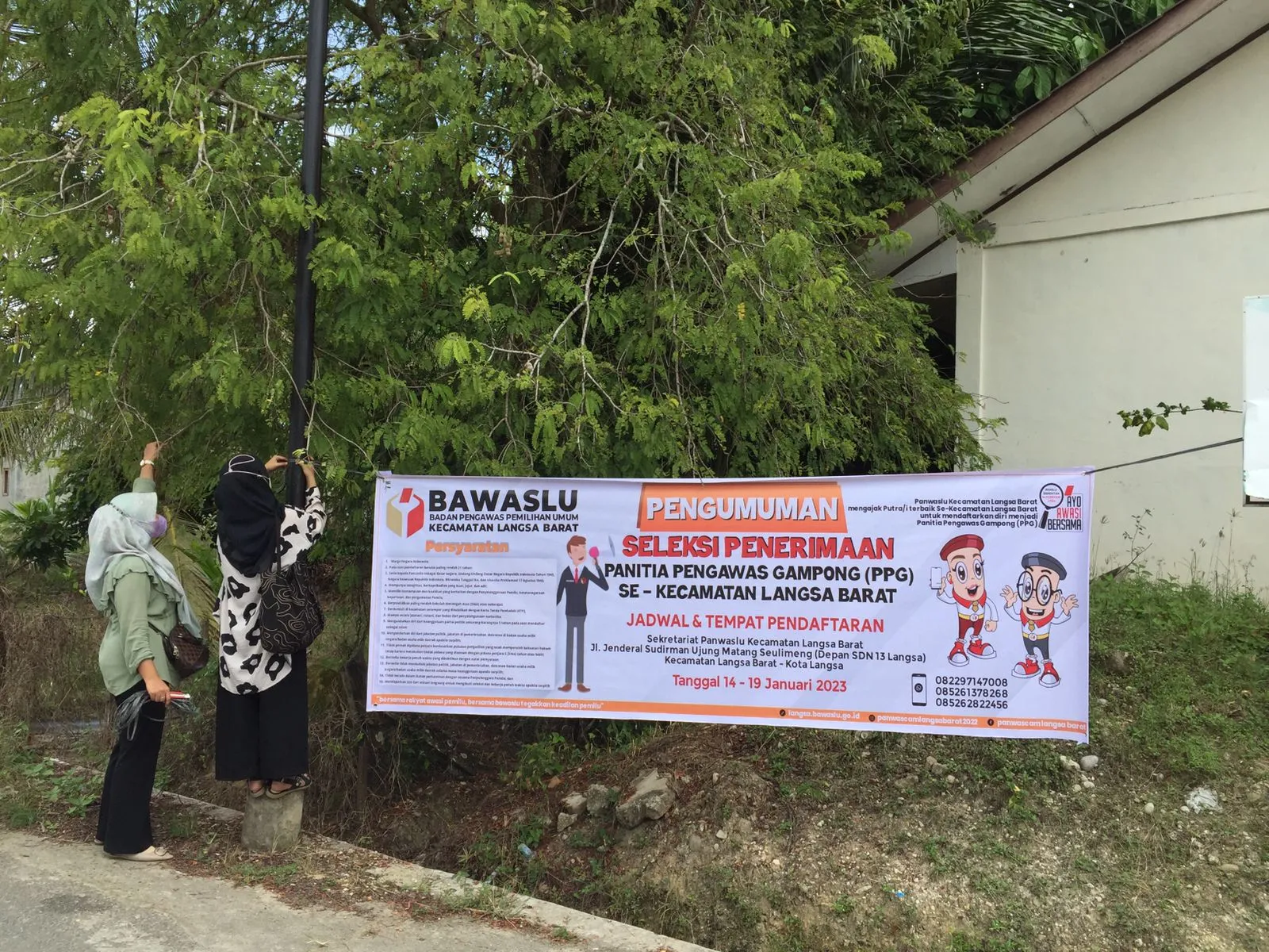 Panwaslucam Langsa Barat Sosialisasi Perekrutan PKD