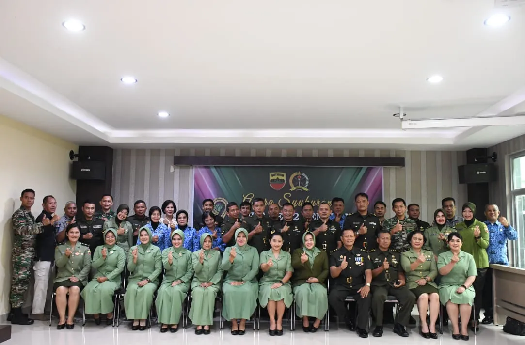 Syukuran HUT Ke-72, Pendam I/BB Teguhkan Tekad Bangun Kepercayaan Masyarakat Kepada TNI AD
