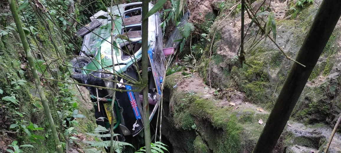 Mopen Fa Sinar Murni Masuk Jurang, 1 Tewas 2 Luka-luka