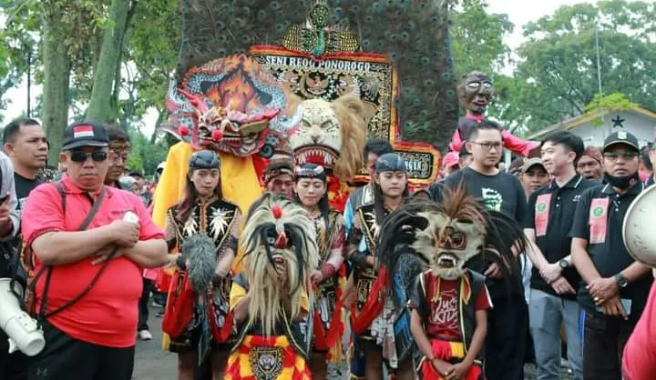 Reog Dan Sigale-gale Warnai Jalan Sehat Kerukunan Umat Beragama Di Simalungun