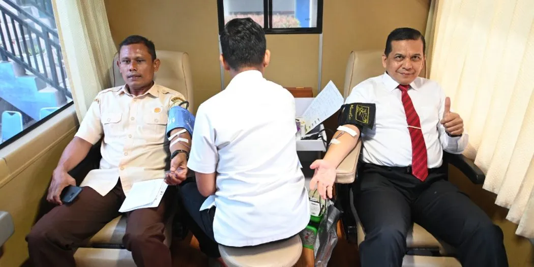 ASN Dinas Kominsa Aceh Donor 31 Kantong Darah