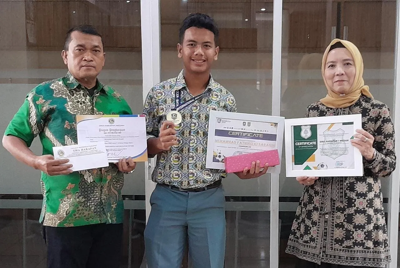 Muhammad Fathirizki Saragih, Siswa SMA Harapan Medan Bangga Perkuat Tim PSMS Junior U-15