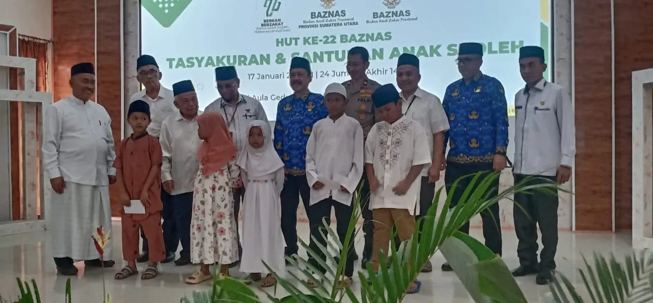 Rayakan HUT Ke 22, Gubsu Harapkan Baznasu Semakin Kuat Dan Amanah