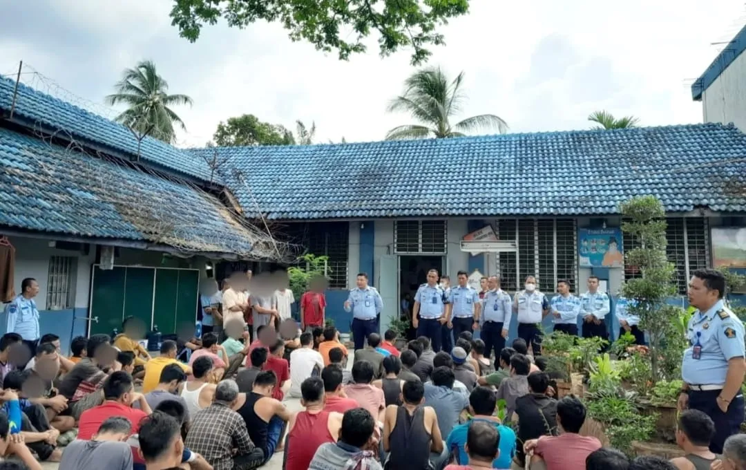 Lapas Klas IIB Tebingtinggi Razia Blok WBP