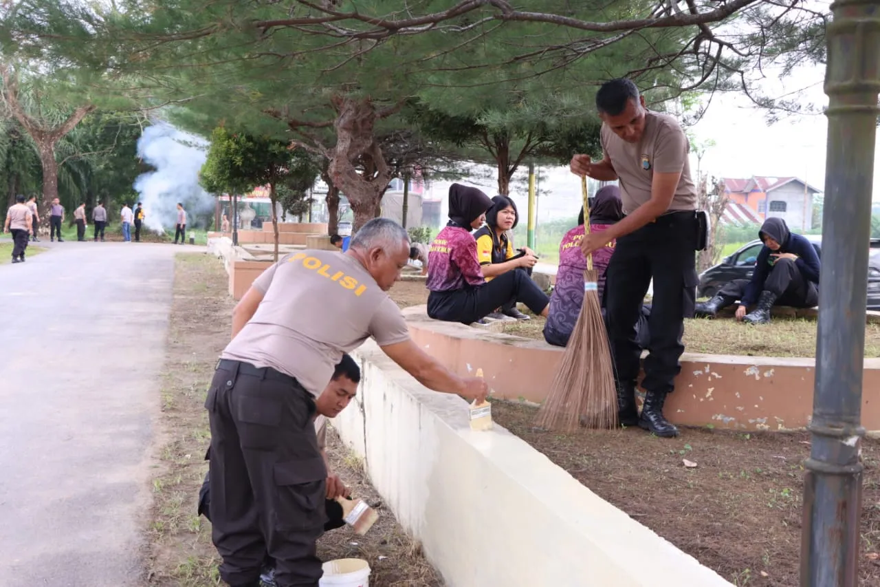 Polres Sergai Gotong Royong Dukung Even F1H20