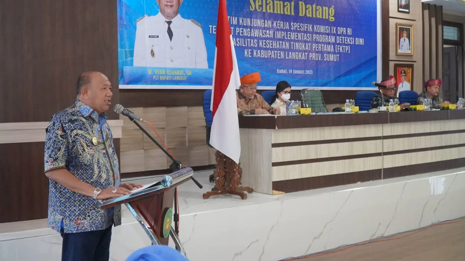 Syah Afandin Berharap RSUD Dibangun Di Pusat Ibu Kota Langkat Kepada Komisi IX DPR RI