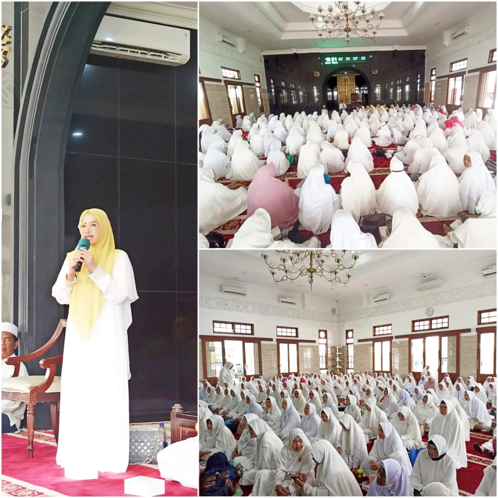 Hj Yulidar Bugis Berangkatkan 2 Orang Jamaah Pengajian Humairah Umrah