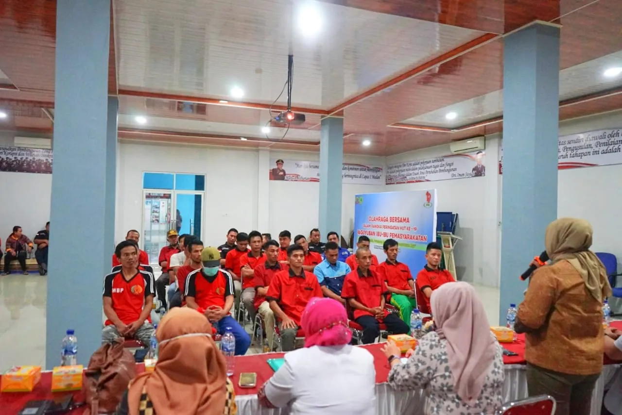 Warga Binaan Lapas Kelas I Medan Dilatih Jadi Kader Kesehatan