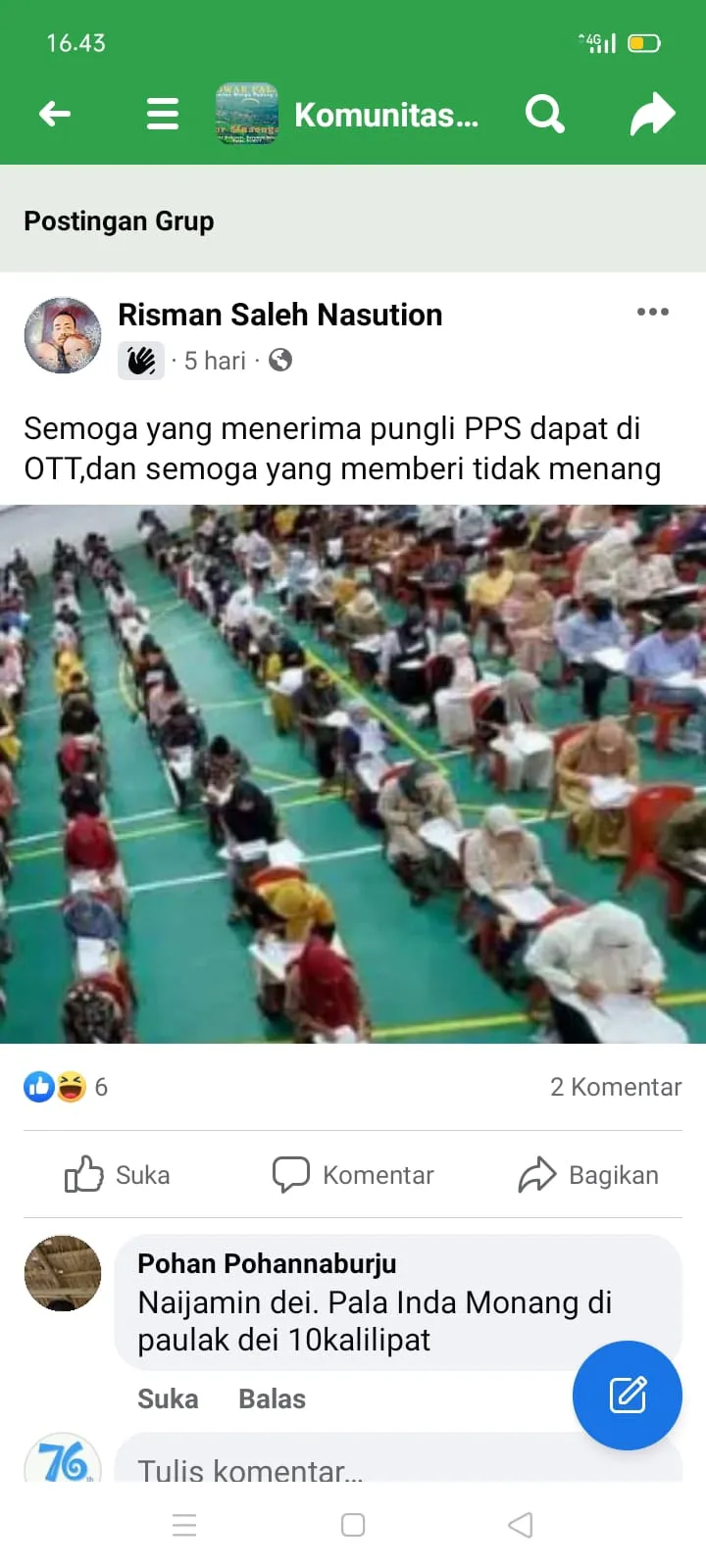 Rekrutmen PPK Dan PPS Di Palas Diduga Tidak Profesional