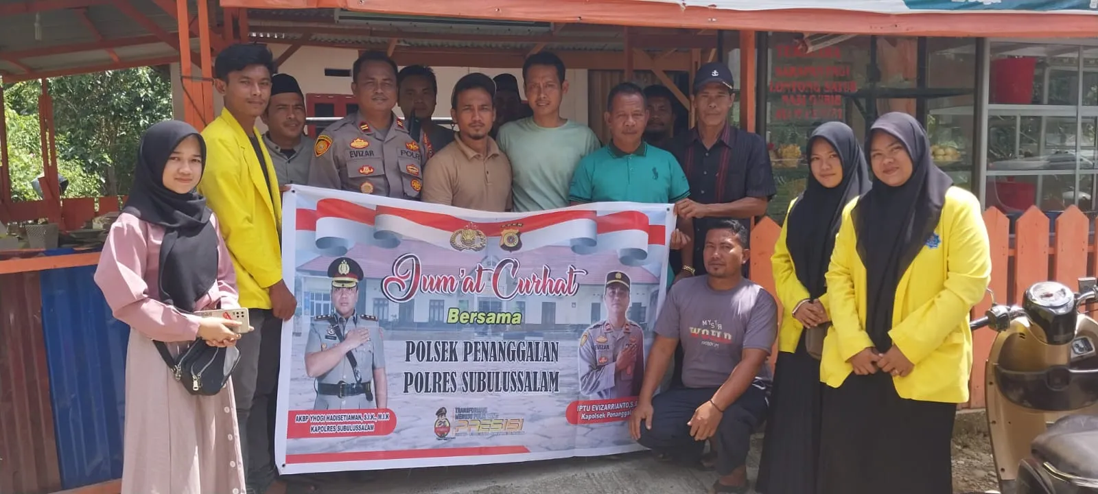 Curhat Jumat, Kapolsek Penanggalan Tampung Keluhan Masyarakat