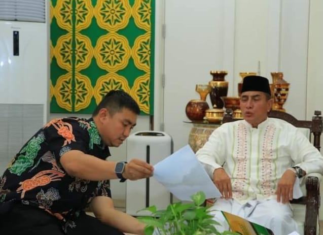 Percepatan Perbaikan Benteng Sungai, Bupati Temui Gubernur
