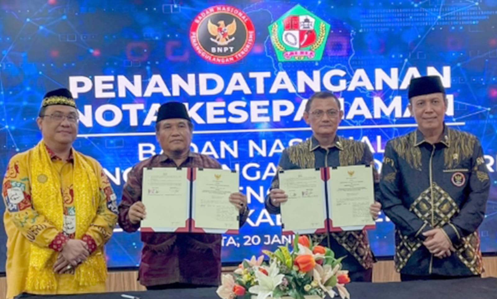 BNPT Dan Pemkab Pidie Jalin Kerja Sama
