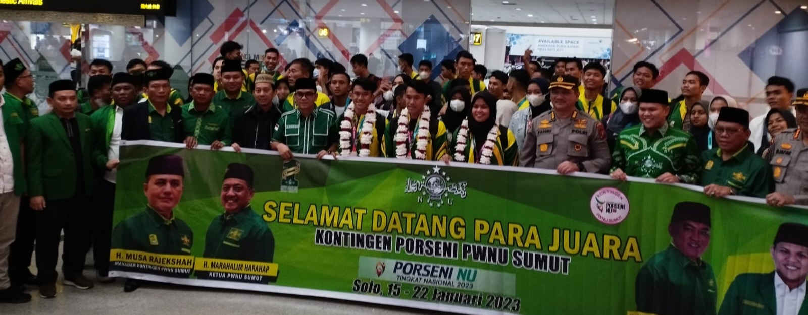 PBVSI Sumut Bersyukur Bola Voli Sumbang 2 Perak Porseni NU 2023