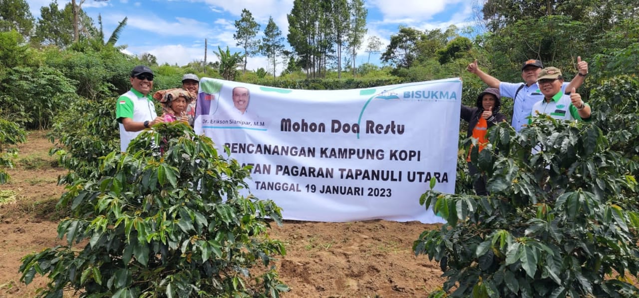 Ketua HKTI Taput Canangkan Kampung Kopi Terpadu di Taput