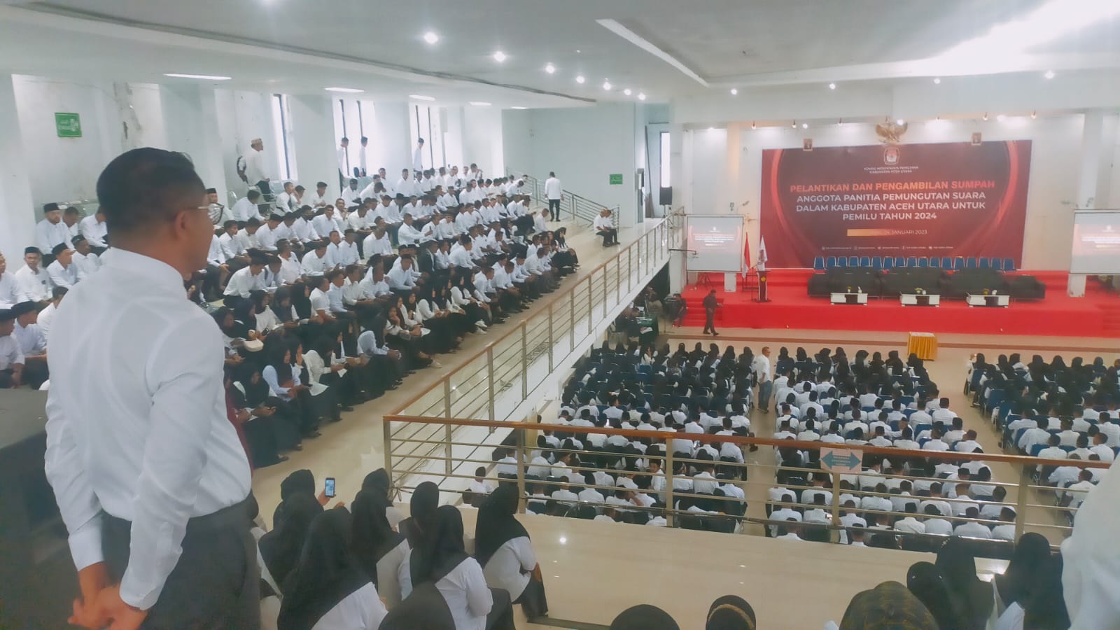 Ketua KIP Aceh Utara Lantik 2.556 PPS
