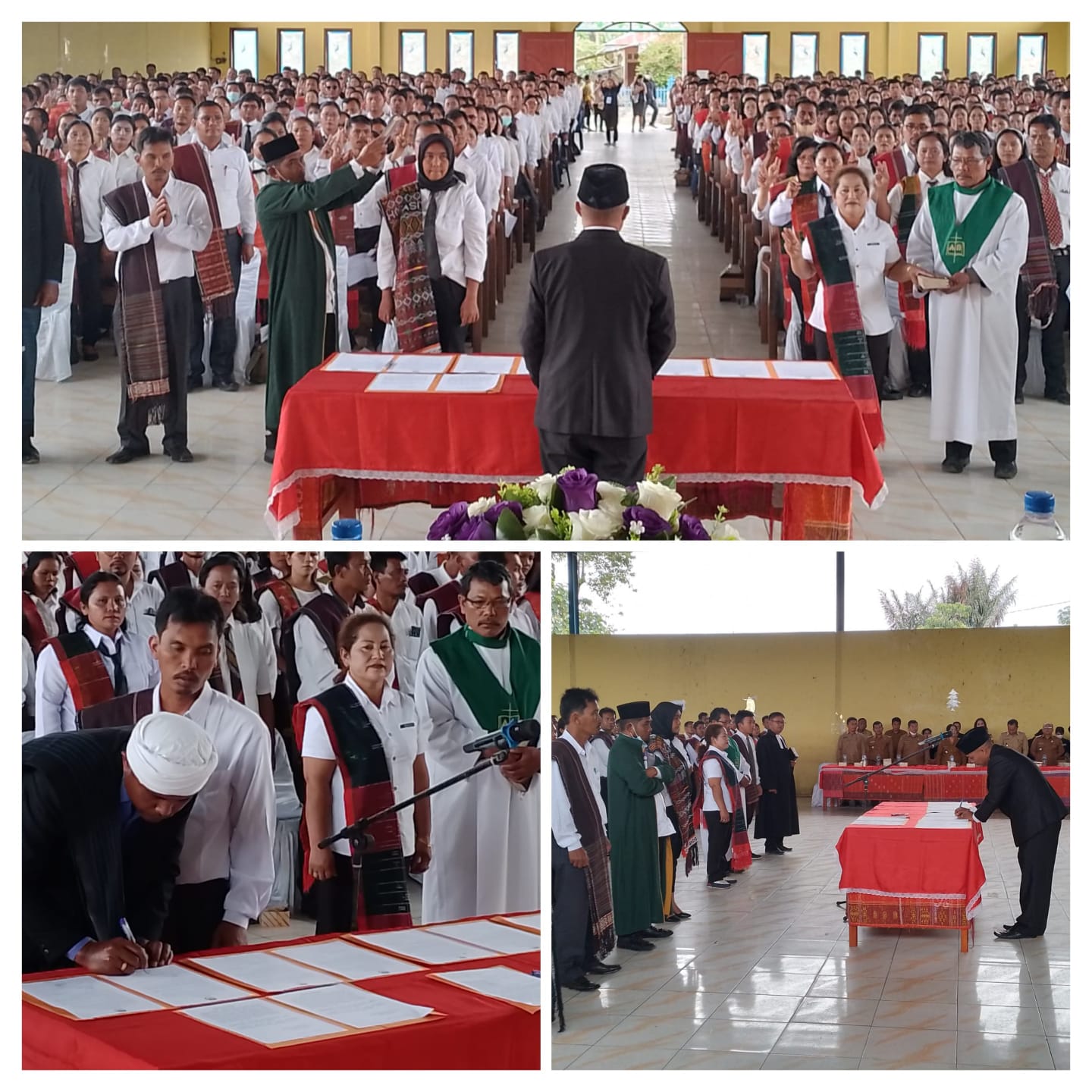 KPU Lantik 732 Anggota PPS Se-Kabupaten Toba