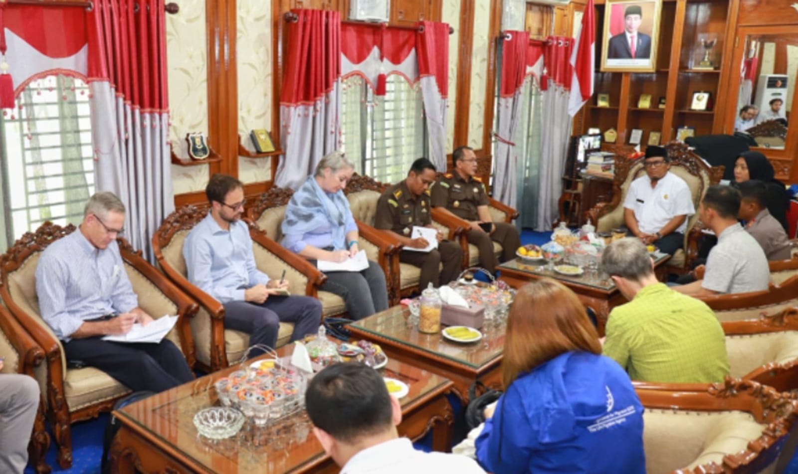 Pj Bupati Pidie Minta IOM Dan UNHCR Bangun Pengamanan Kamp Lebih Bagus
