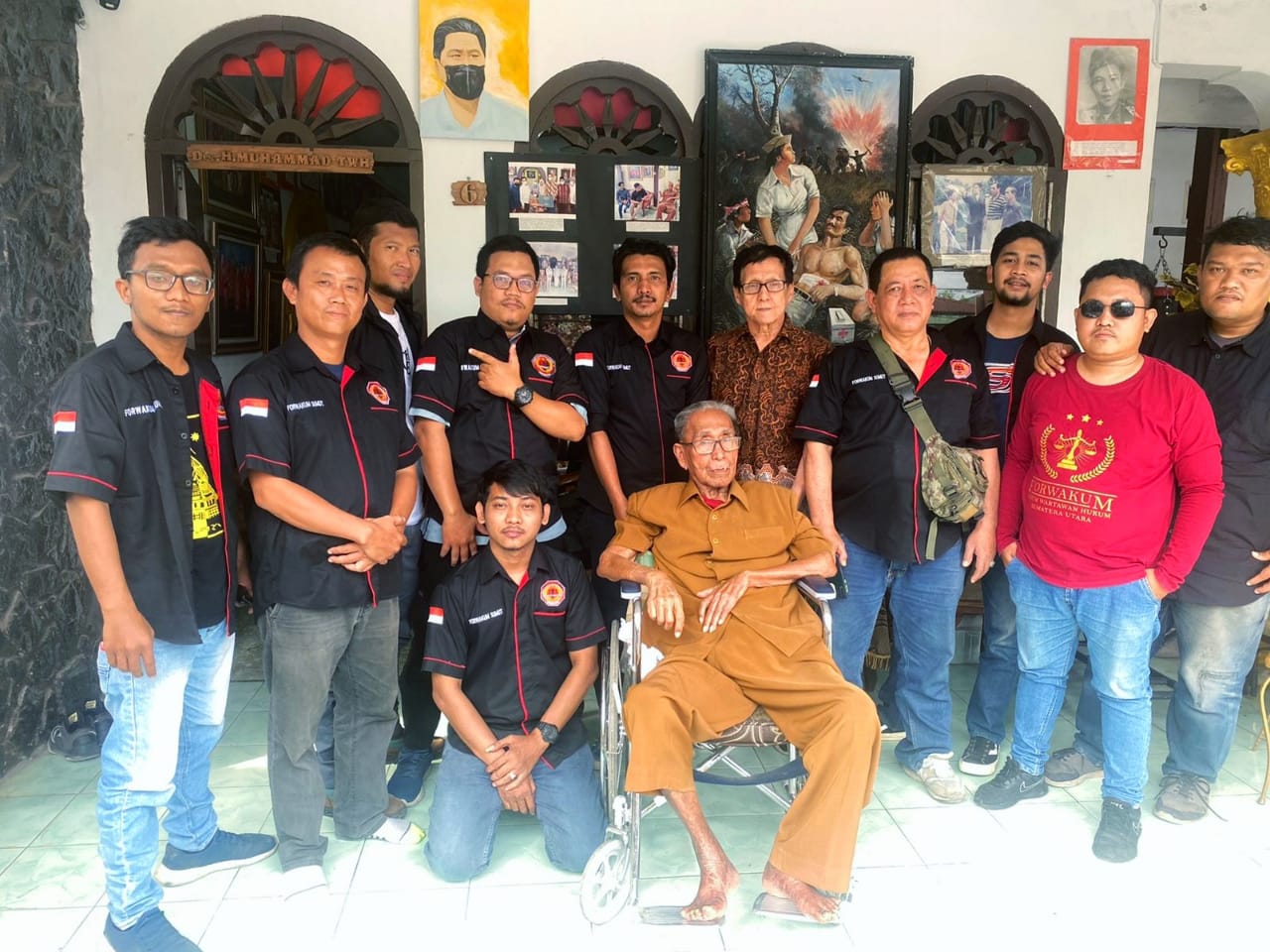 Jelang HPN 2023, Forwakum Sumut Kunjungi Museum Perjuangan Pers 