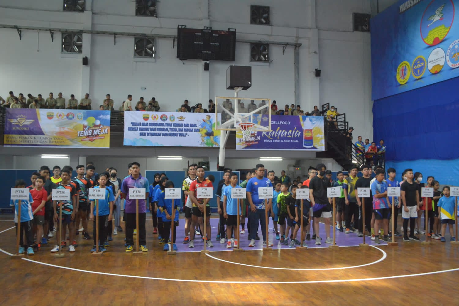 Perbanyak Jam Bertanding Atlet, Pangdam I/BB Gelar Kejuaraan Tenis Meja