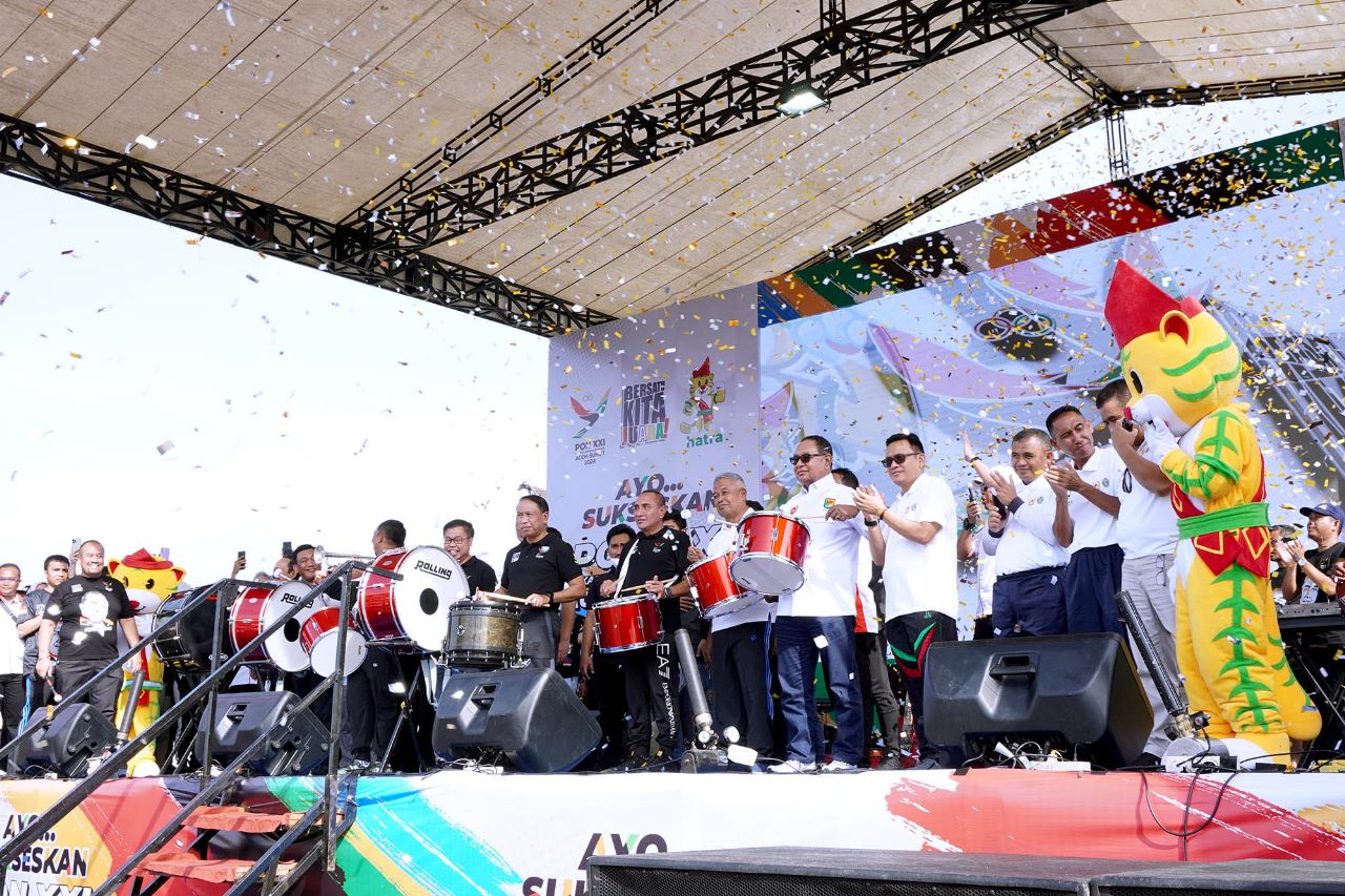 Menpora Launching PON XXI/2024 Aceh-Sumut, Edy Rahmayadi Ajak Seluruh Rakyat Sumut Jadi Tuan Rumah Yang Baik