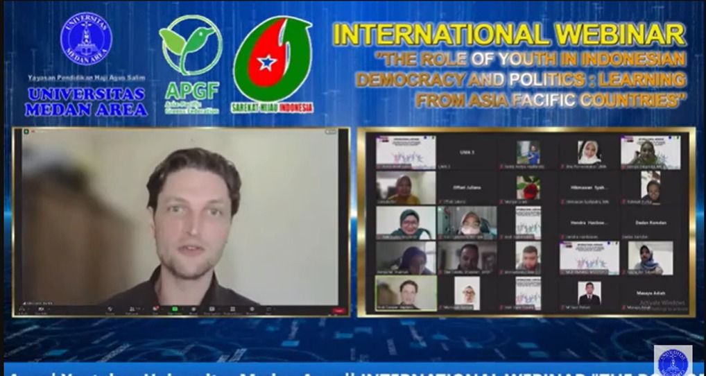 Webinar Internasional Fisipol UMA: Indonesia Memiliki Potensi Demografi Untuk Bangkit