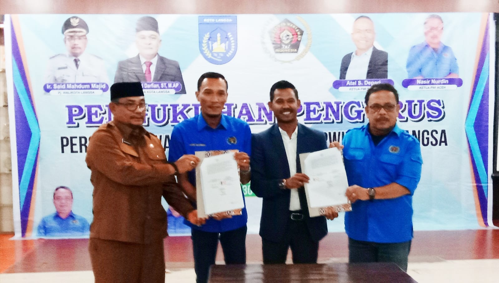 PWI Dan Advocate Zulfahriza MoU Perlindungan Hukum Wartawan