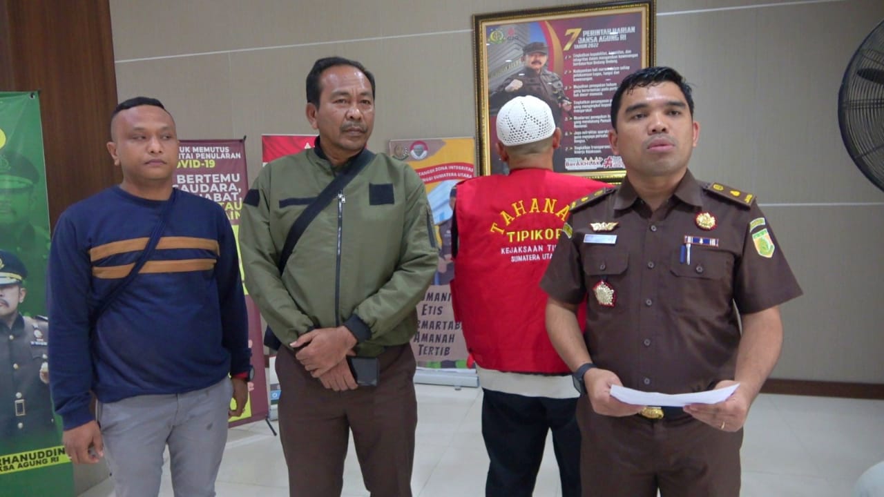 Tim Tabur Kejatisu Tangkap DPO Dugaan Korupsi Rigid Beton Dinas PU Sibolga