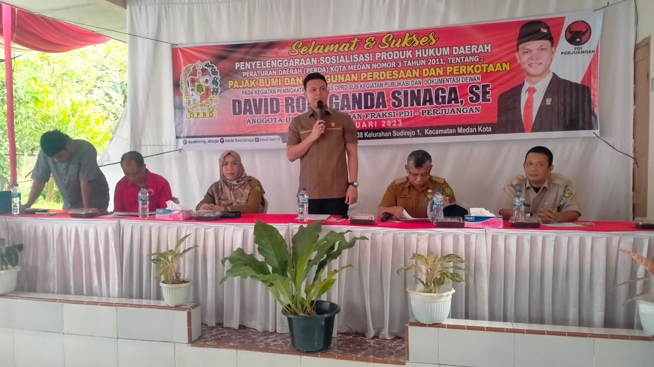 Masyarakat Diminta Bayar PBB Untuk Pembangunan Kota Medan