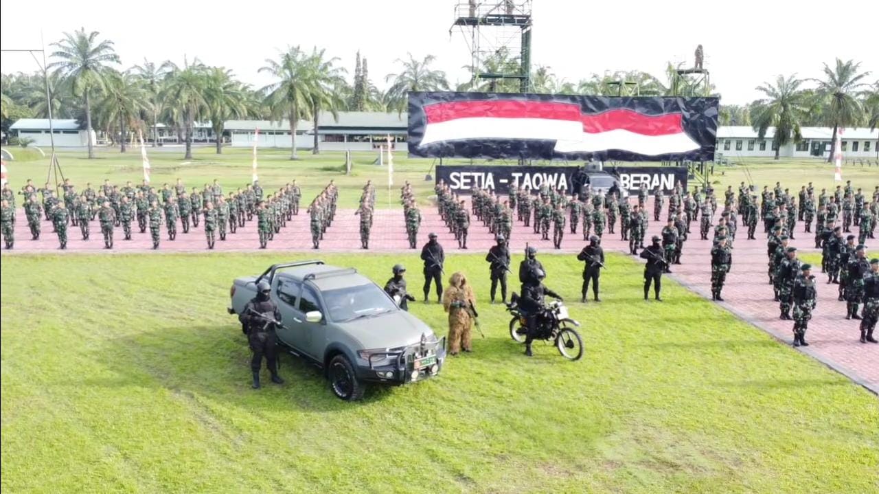 600 Prajurit Yonif Raider 111/KB Gemakan Anti Narkotika