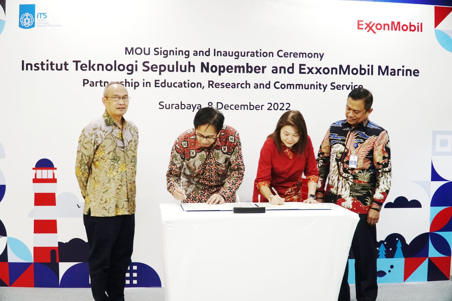 ExxonMobil Marine Dan Institut Teknologi Sepuluh Nopember Tandatangani Nota Kesepahaman