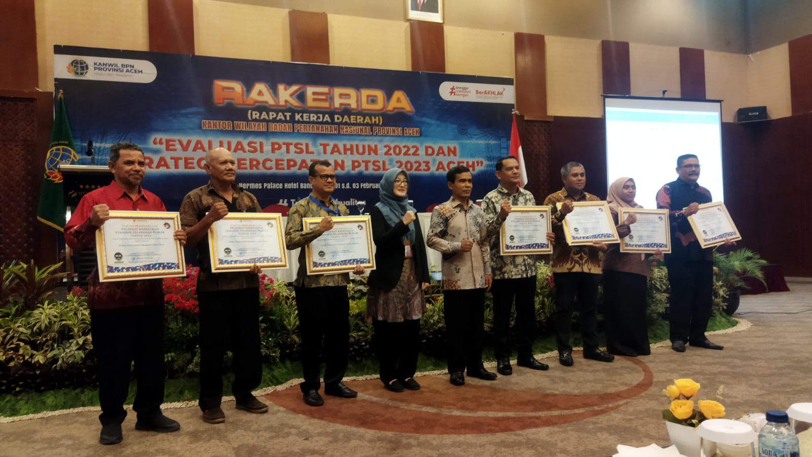 Ombudsman Serahkan Opini Pengawasan 2022 Kepada Kantor Pertanahan Se-Aceh