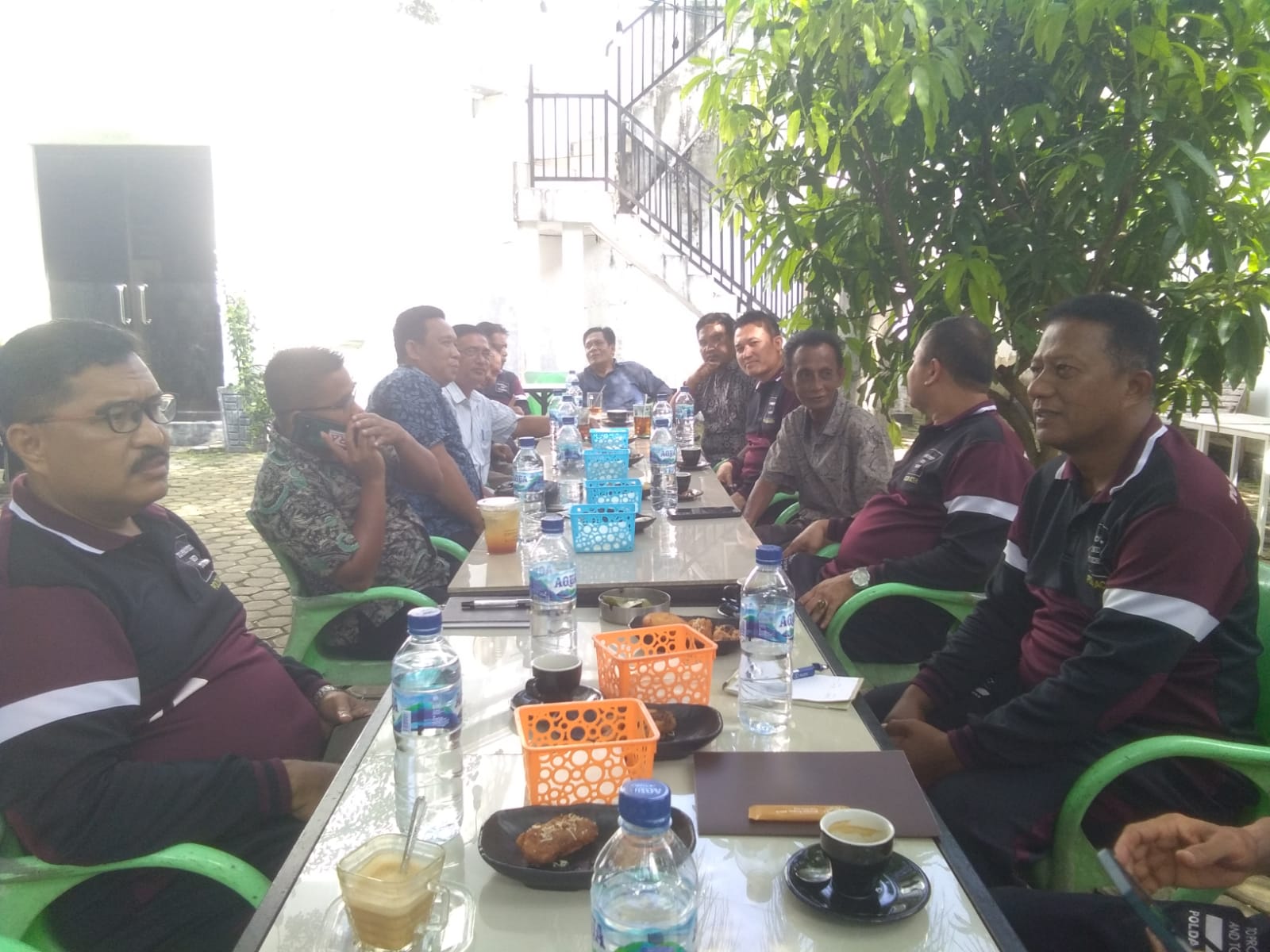 Kapolres Sabang Ngopi Bareng Dengan Anggota PWI