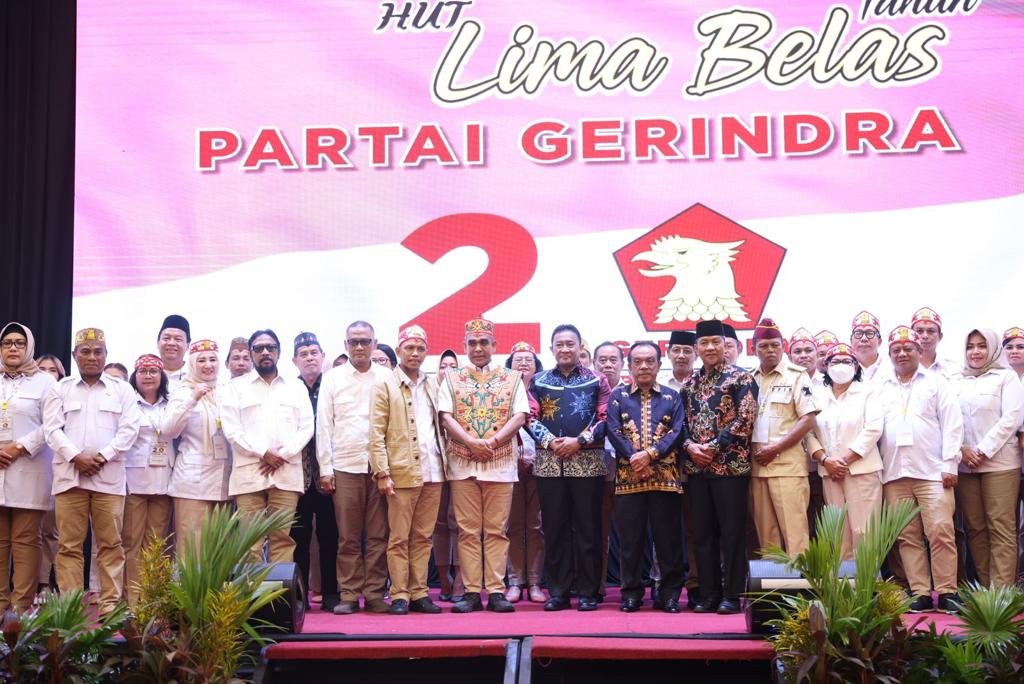 HUT Gerindra ke-15 Dimulai Dari Palangka Raya
